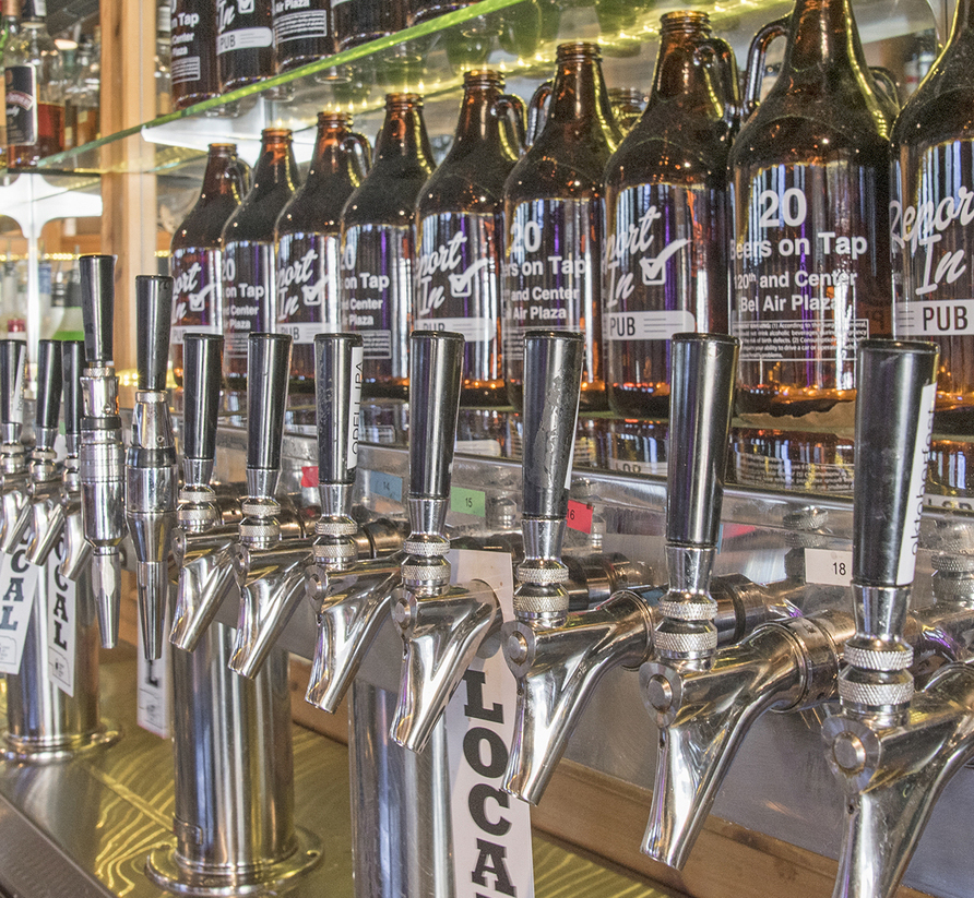 20 Tap Draft Beers Growlers